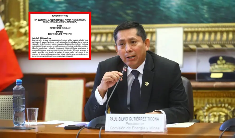 El presidente de la Comisión de Energía y Minas dirigirá la sesión de este martes, en la que se debatiría el polémico predictamen de la Ley Mape. Foto: composición LR/Congreso El presidente de la Comisión de Energía y Minas dirigirá la sesión de este martes, en la que se debatiría el polémico predictamen de la Ley Mape. Foto: composición LR/Congreso