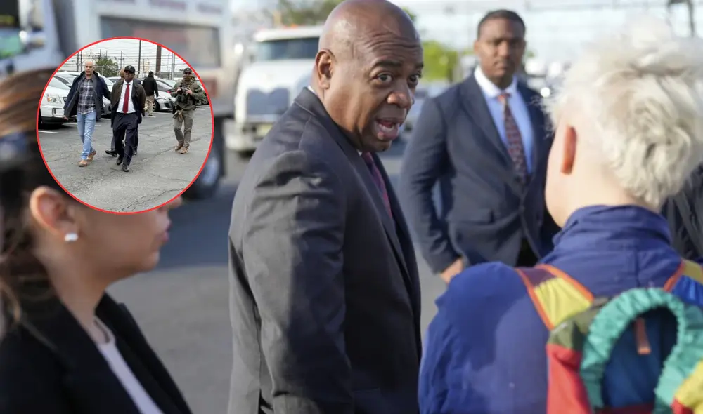 El alcalde de Newark es arrestado en un entro de detención de inmigrantes. El alcalde de Newark es arrestado en un entro de detención de inmigrantes.