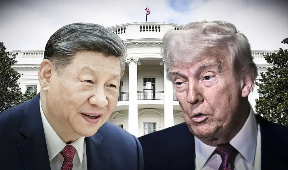 Las tensiones entre China y Estados Unidos aumentan, mientras la Casa Blanca anuncia una inminente conversación entre Trump y Xi Jinping para reactivar el acuerdo comercial. Foto: composición LR/AFP Las tensiones entre China y Estados Unidos aumentan, mientras la Casa Blanca anuncia una inminente conversación entre Trump y Xi Jinping para reactivar el acuerdo comercial. Foto: composición LR/AFP