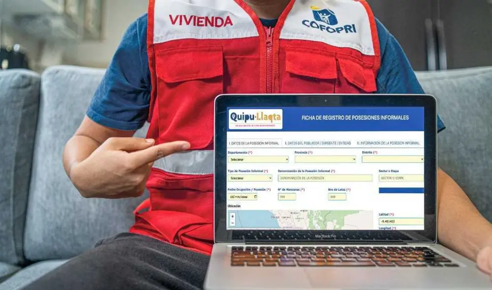 Cofopri lanzó la plataforma Quipu Llaqta para el registro de terrenos con el objetivo de formalizarlos.