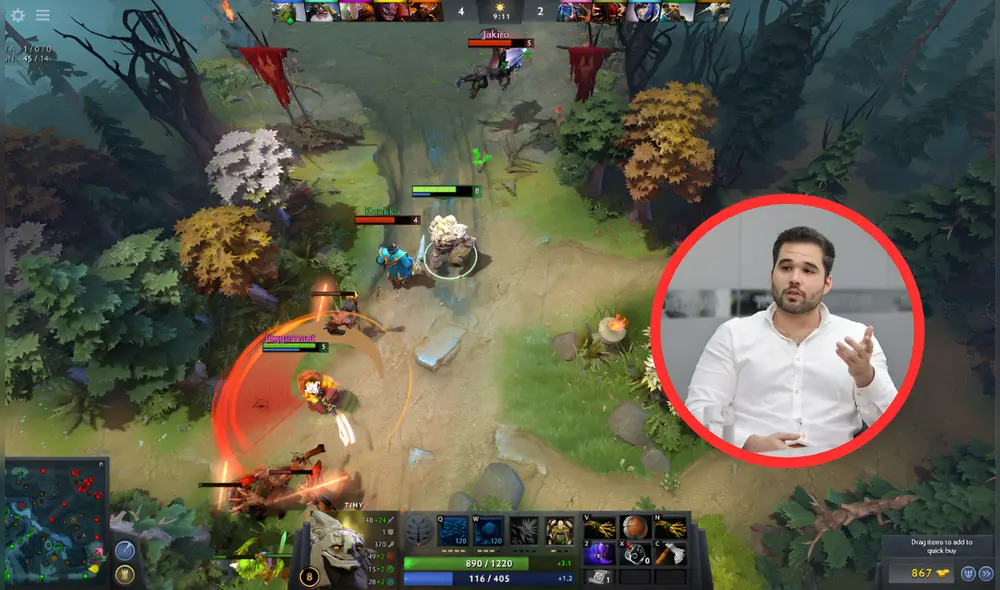 Dota 2 se estrenó el 9 de julio de 2013 que fue una secuela del primer juego de Dota