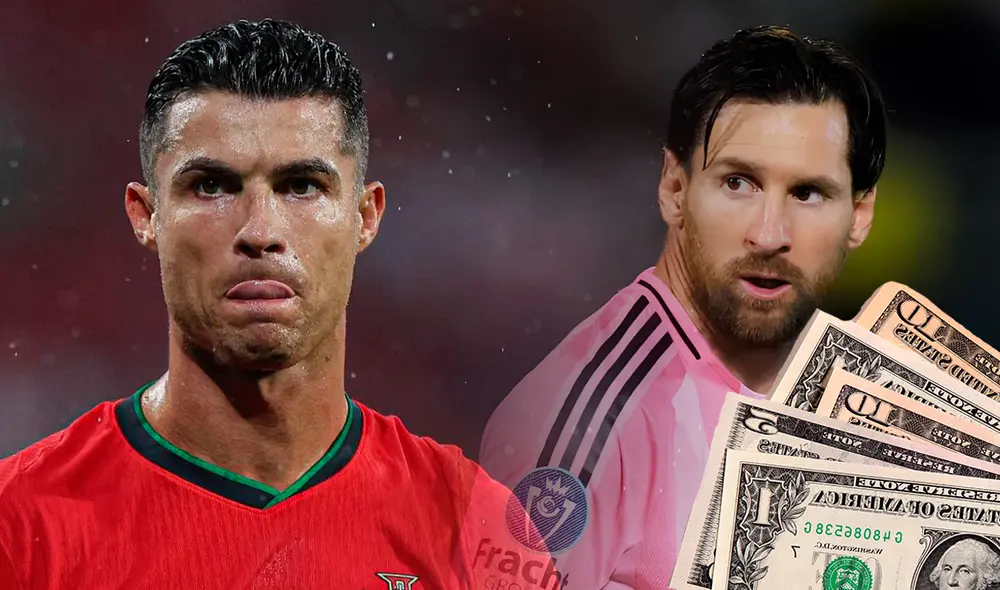 Cristiano Ronaldo lidera la lista por tercer año consecutivo, con ingresos totales de US$275 millones.