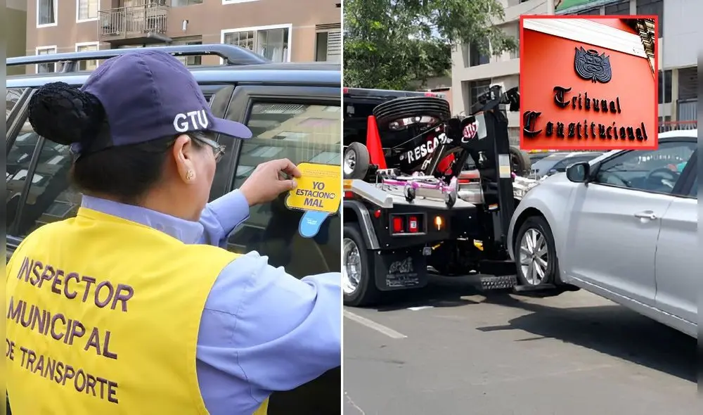 TC precisa que municipalidades no tendrían competencia para multar vehículos ni llevarlos al depósito. Foto: Composición LR/CDN/El Peruano