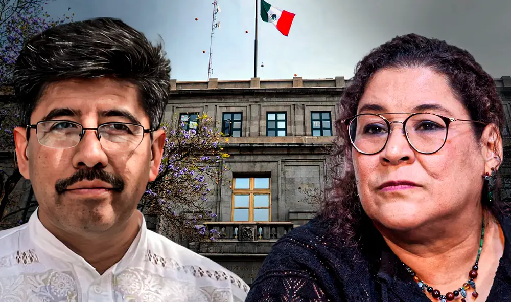 Hugo Aguilar Ortiz y Lenia Batres lideran la titularidad de la Corte Suprema de México.