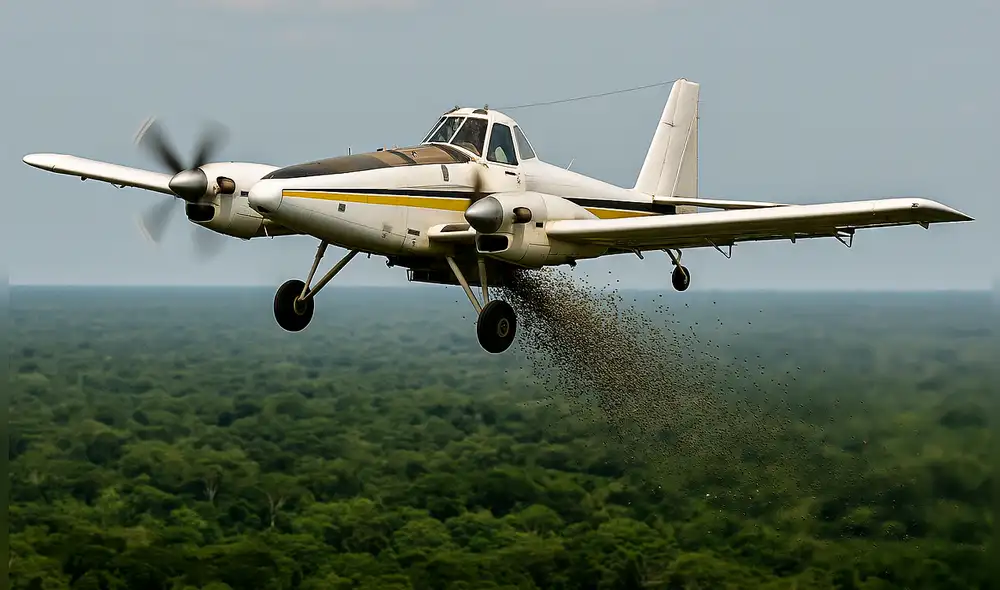 Estados Unidos esparce millones de moscas estériles cada semana en la frontera entre Colombia y Panamá. Foto: IA/La República. Estados Unidos esparce millones de moscas estériles cada semana en la frontera entre Colombia y Panamá. Foto: IA/La República.