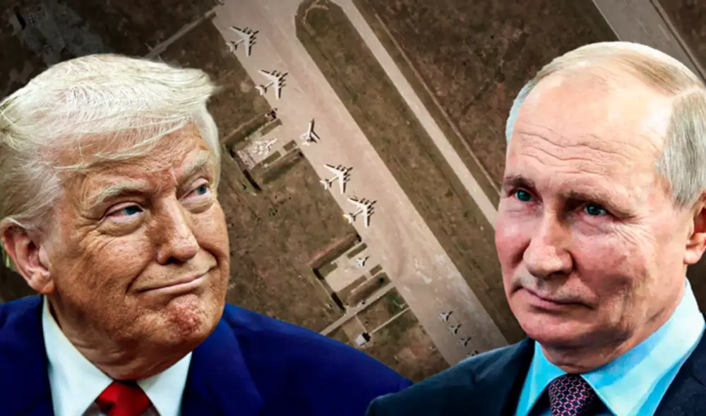 Trump y Putin conversaron por teléfono. Foto: composición LR