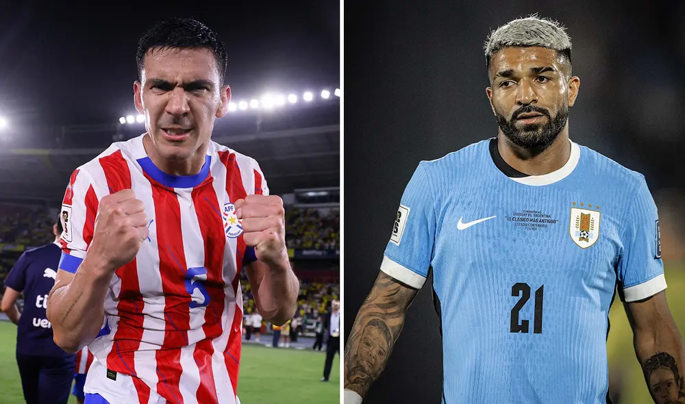 Paraguay y Uruguay tienen el mismo puntaje (21 unidades) en estas eliminatorias. Foto: composición de LR/APF/AUF
