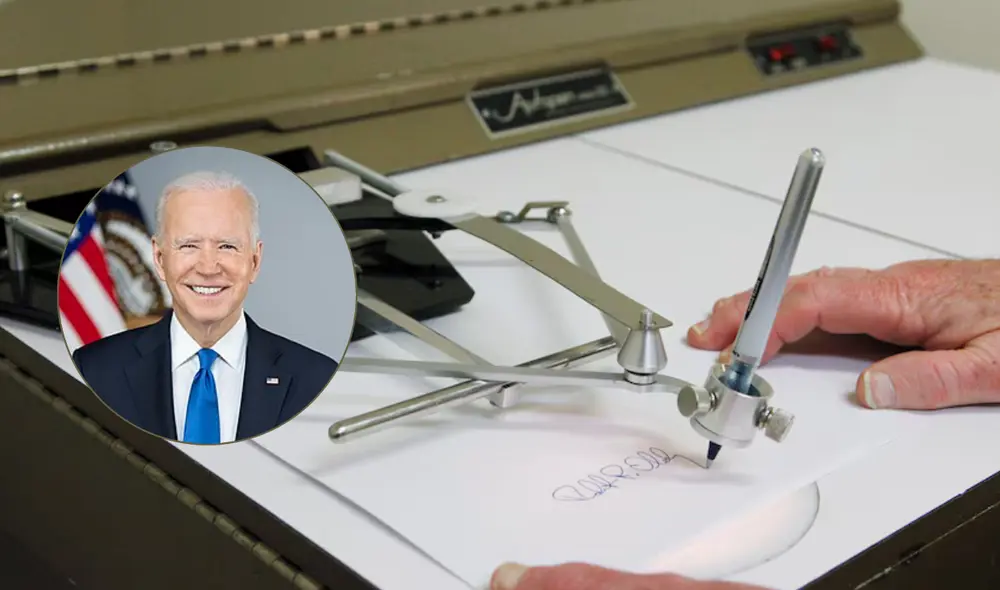 Autopen, el dispositivo que Donald Trump afirma que Joe Biden usó para firmar indultos en Estados Unidos Autopen, el dispositivo que Donald Trump afirma que Joe Biden usó para firmar indultos en Estados Unidos