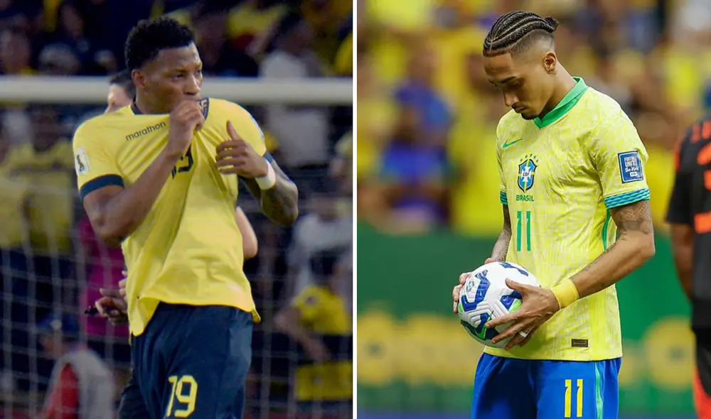 Como local, Ecuador le ha ganado dos veces a Brasil por eliminatorias. Foto: composición de LR/FEF/CBF Como local, Ecuador le ha ganado dos veces a Brasil por eliminatorias. Foto: composición de LR/FEF/CBF