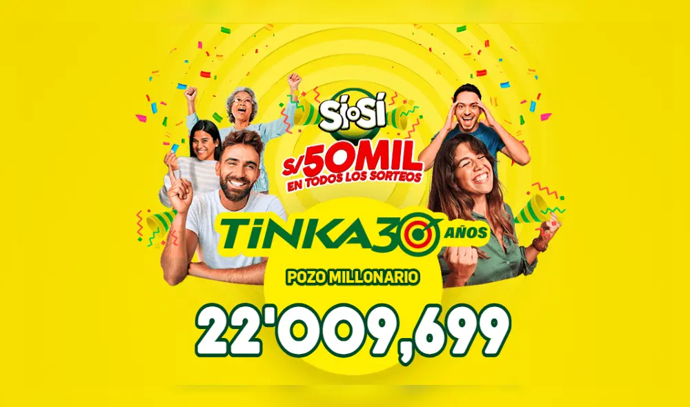 Resultado de La Tinka 4 de junio. Foto: La Tinka Resultado de La Tinka 4 de junio. Foto: La Tinka