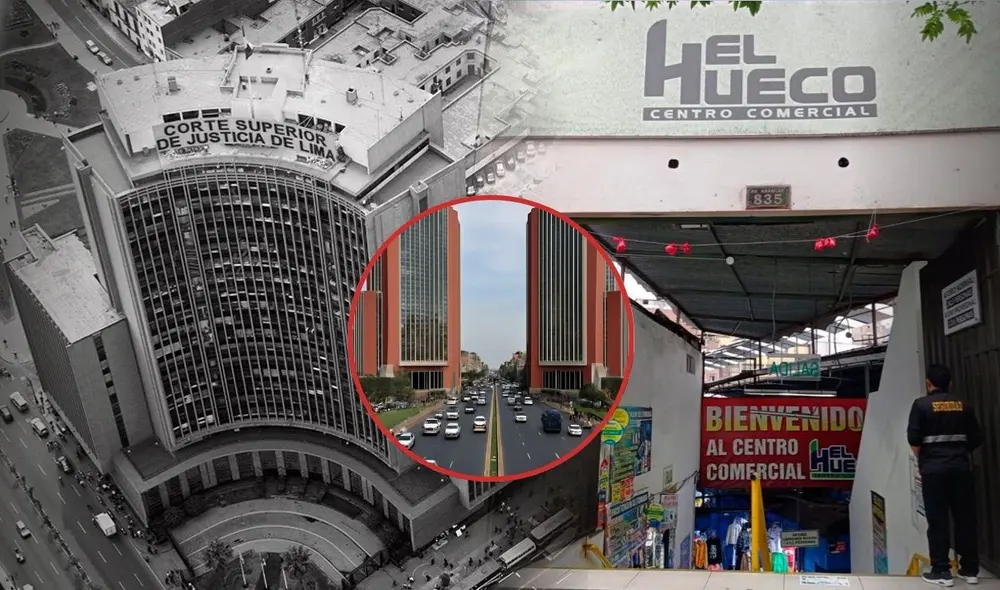 La torre gemela del Perú que no se concretó, pero se volvió un popular centro comercial de Lima: existe desde hace más de 40 años. Foto: composiciónLR/googlephotos/archdaily