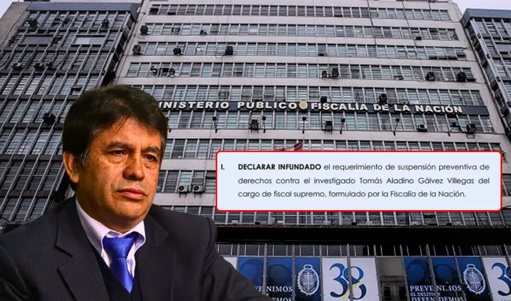 Tomás Gálvez volvería a la Fiscalía tras fallo de la Corte Suprema. Foto: Composición/LR