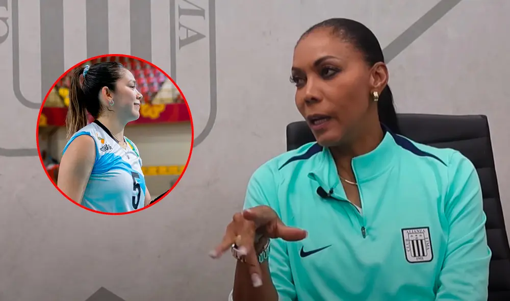 Cenaida Uribe aclaró polémica sobre el vínculo entre Paola Rivera y Alianza Lima. Foto: composición LR/captura de 'Puro vóley' Cenaida Uribe aclaró polémica sobre el vínculo entre Paola Rivera y Alianza Lima. Foto: composición LR/captura de 'Puro vóley'