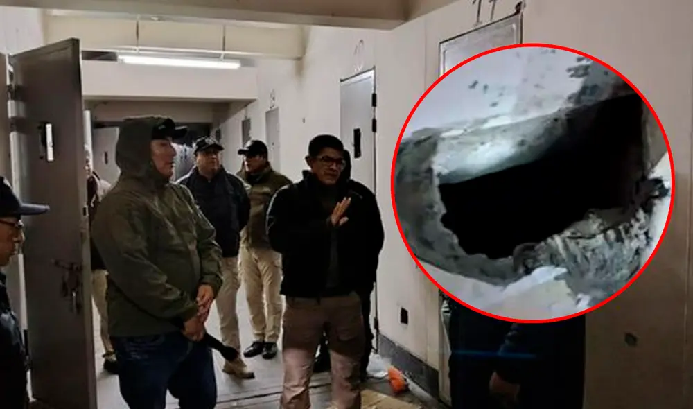 Los miembros del INPE identificaron a los presuntos responsables de este intento de fuga. Foto: Latina Los miembros del INPE identificaron a los presuntos responsables de este intento de fuga. Foto: Latina