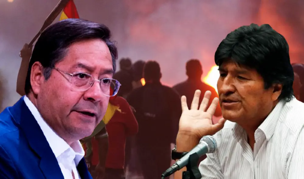 El presidente de Bolivia, Luis Arce, anunció el miércoles una denuncia penal contra el ex presidente Evo Morales. Foto: Composición LR/EFE El presidente de Bolivia, Luis Arce, anunció el miércoles una denuncia penal contra el ex presidente Evo Morales. Foto: Composición LR/EFE