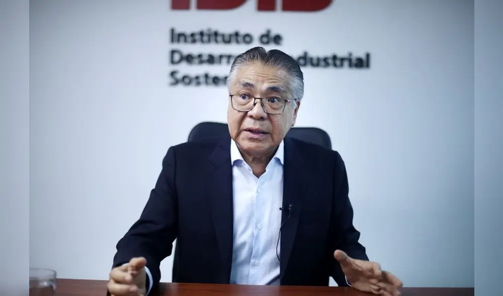 Jesús Salazar Nishi, presidente del IDIS y expresidente de la Sociedad Nacional de Industrias. Foto: Carlos Contreras / LR