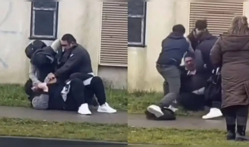 El video de la agresión al escolar en Chile se viralizó a través de las redes sociales causando múltiples comentarios. Foto: X