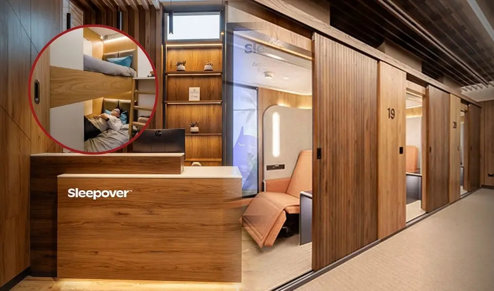 ¿Cuánto cuesta dormir en el 'sleepover' del Nuevo Aeropuerto Jorge Chávez?: solo existen otros 2 en el mundo y están en de Dubai y Qatar. Foto: Sleep-n-fly. ¿Cuánto cuesta dormir en el 'sleepover' del Nuevo Aeropuerto Jorge Chávez?: solo existen otros 2 en el mundo y están en de Dubai y Qatar. Foto: Sleep-n-fly.