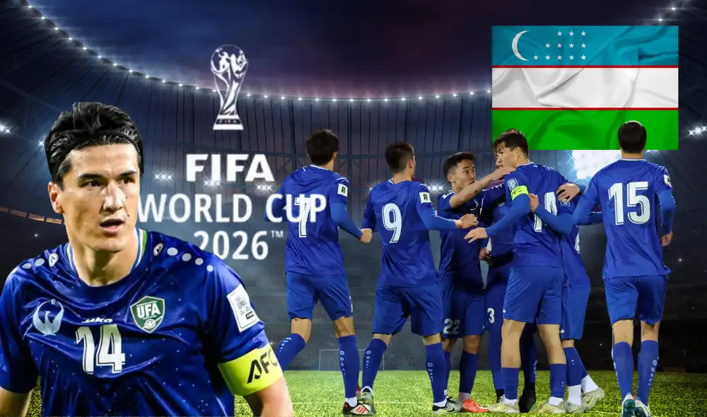 Uzbekistán logró asegurar su clasificación al Mundial 2026 tras un empate. Foto: Composición LR/ AFP Uzbekistán logró asegurar su clasificación al Mundial 2026 tras un empate. Foto: Composición LR/ AFP