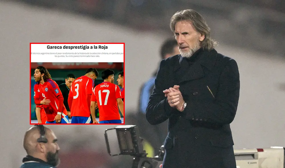 Ricardo Gareca quiere continuar en la selección chilena para el próximo Mundial. Foto: composición LR/AFP/AS Chile