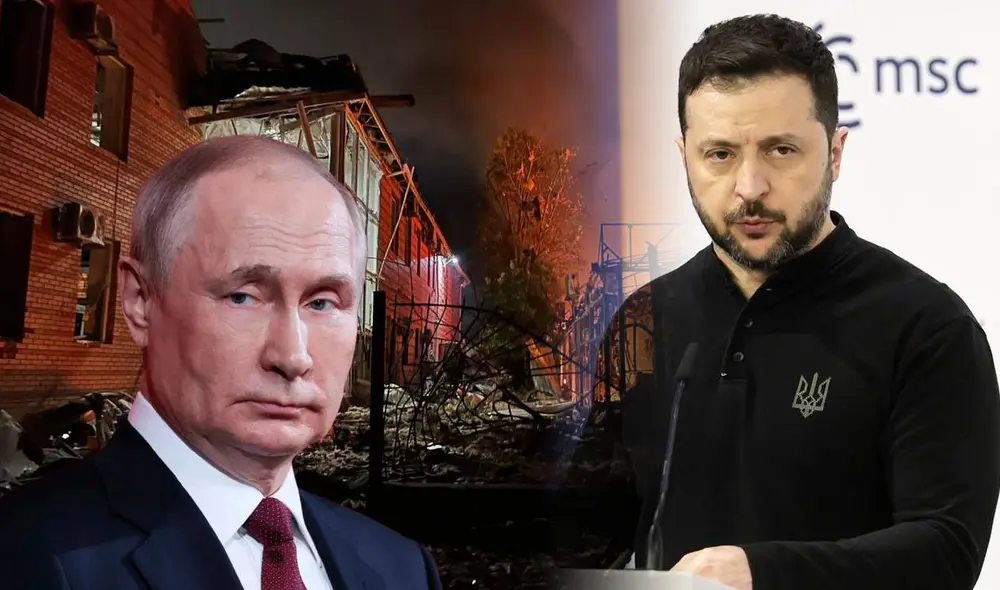 Zelenski hizo un llamado a Estados Unidos y Europa para detener la guerra con Rusia. Foto: composición LR/ EFE/X/ Zelenski