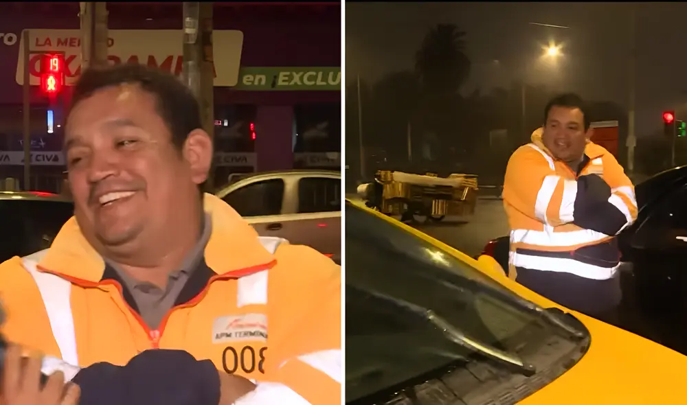Don Ricardo es un padre de familia que, al igual que muchos peruanos, trabaja como taxista para darle una educación a su hijo. Foto: composición LR/Latina