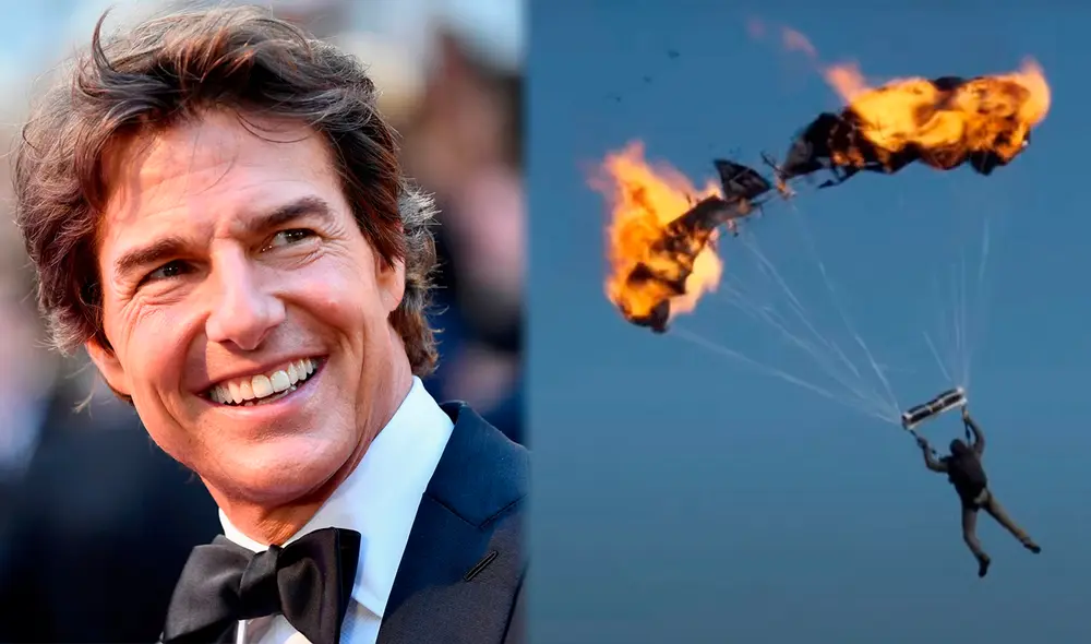 veo: Tom Cruise rompe récord Guinness por acrobacia en la última entrega de 'Misión Imposible'. veo: Tom Cruise rompe récord Guinness por acrobacia en la última entrega de 'Misión Imposible'.