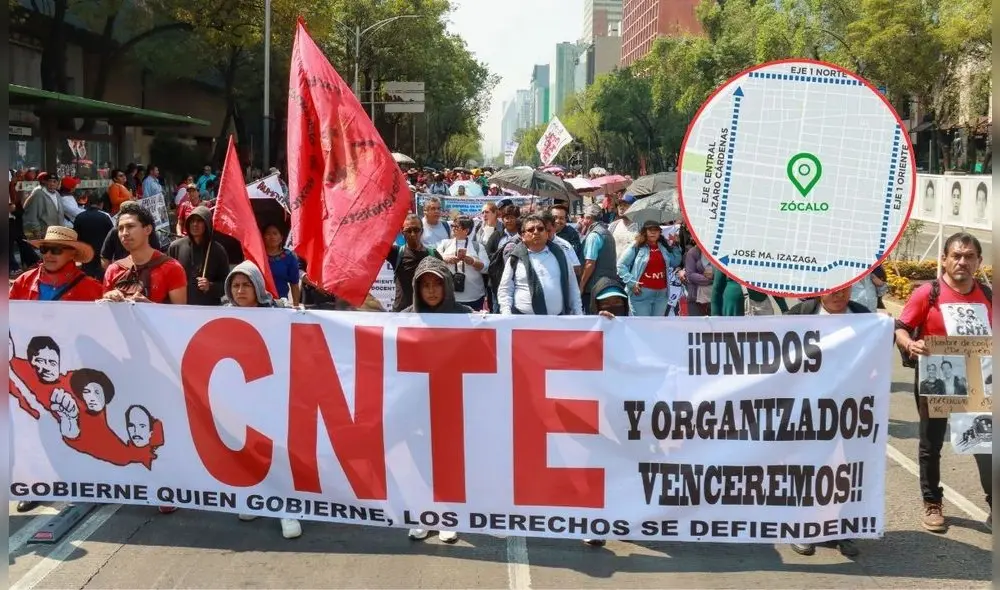 CNTE continúa con protesta este viernes 6 de junio bloqueará nuevas vías en CDMX.