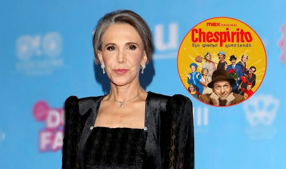 Florinda Meza "no está contenta" con bioserie de Chespirito, porque "no tratan con respeto su personaje".
