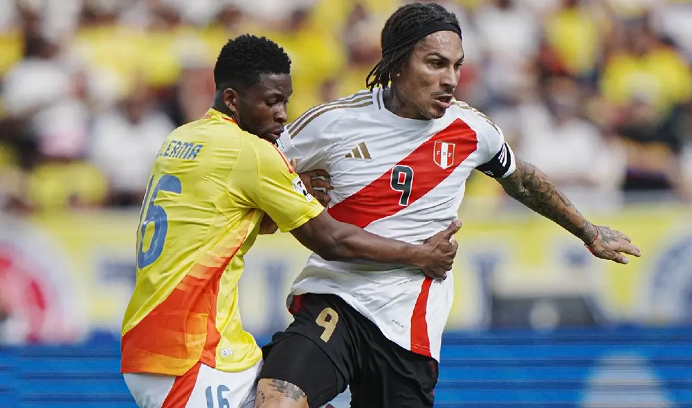Paolo Guerrero fue sustituido en el segundo tiempo.