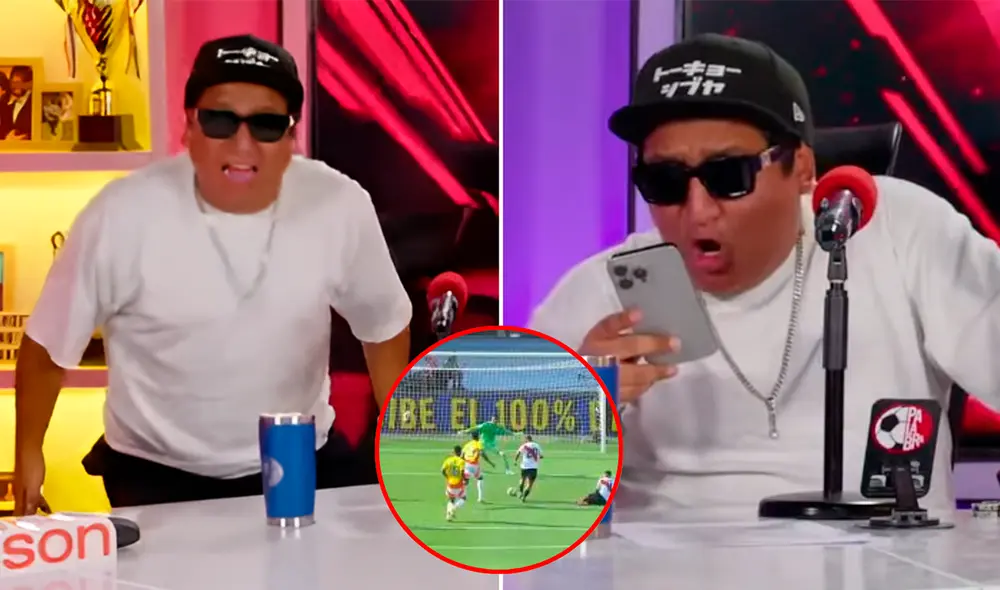 Jorge Luna arremete contra Edison Flores tras fallo de gol en el Colombia vs. Perú y le envía contundente audio. Foto: Composición LR/captura Youtube Jorge Luna arremete contra Edison Flores tras fallo de gol en el Colombia vs. Perú y le envía contundente audio. Foto: Composición LR/captura Youtube