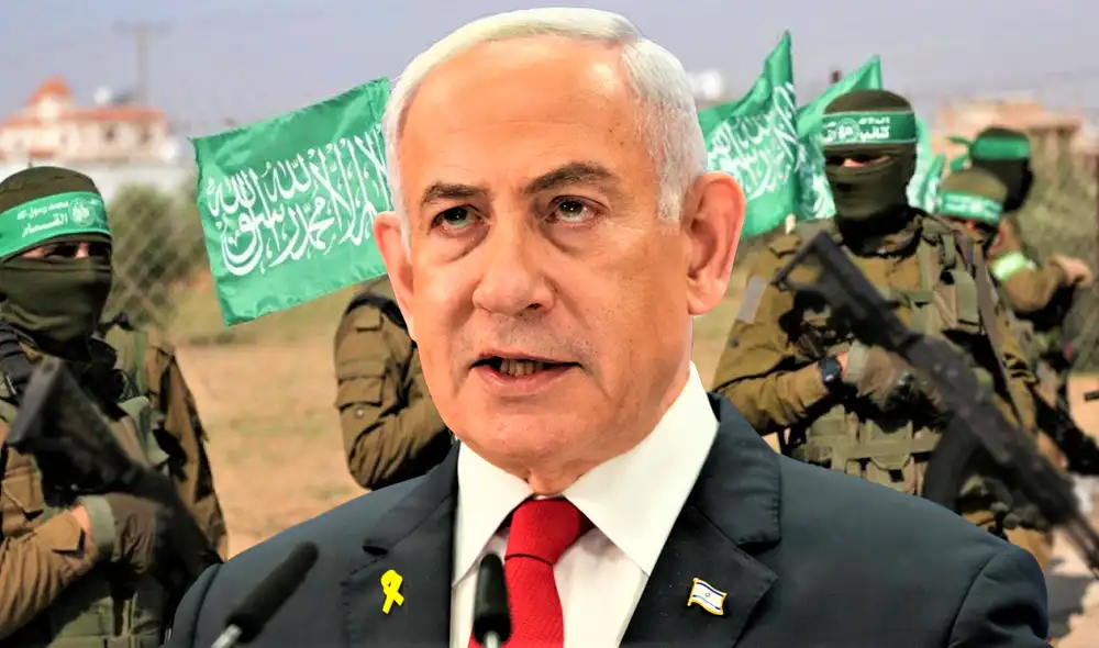 La medida anunciada -y festejada- por Netanyahu pondría en riesgo la seguridad nacional de Israel. Foto: Composición LR.