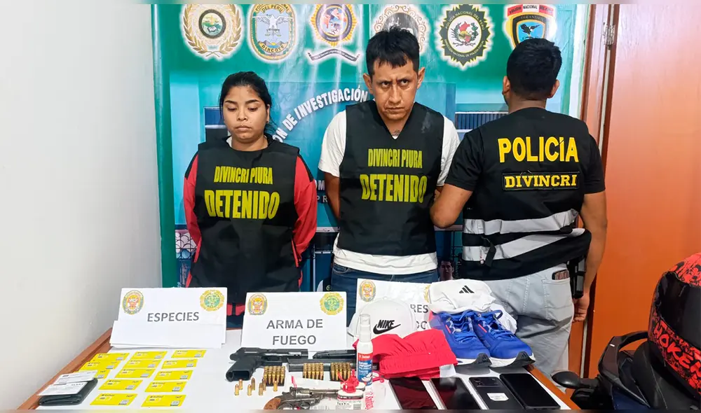 Los detenidos fueron trasladados a la Divincri de Piura. Foto: PNP