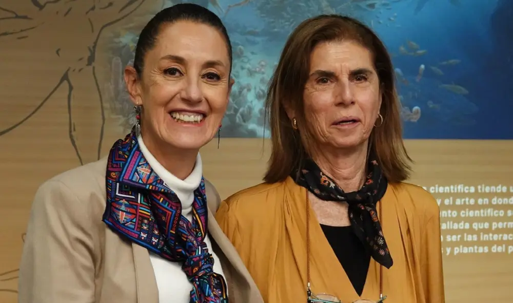 Claudia Sheinbaum junto a su madre Annie Pardo, mejor científica en México. Claudia Sheinbaum junto a su madre Annie Pardo, mejor científica en México.