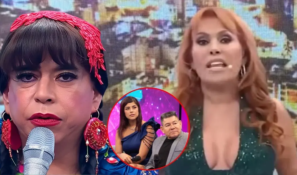 Magaly Medina criticó al programa de Ernesto Pimentel por la entrevista a Dilbert y su esposa. Foto: Composición LR/Difusión