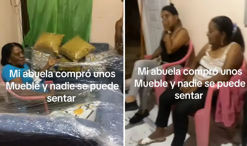 La mujer prefirió conservar los bienes en perfecto estado a disfrutarlos. Foto: composición LR/ TikTok
