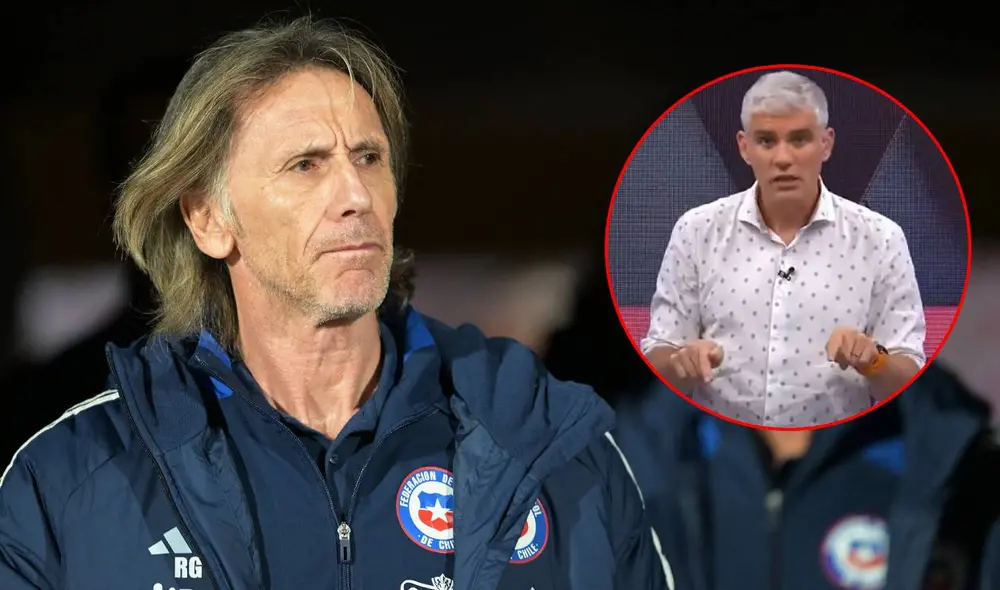 La crítica a Ricardo Gareca se dio en uno de los programas de TNT Sports Chile. Foto: composición LR/AFP/captura de TNT Sports Chile La crítica a Ricardo Gareca se dio en uno de los programas de TNT Sports Chile. Foto: composición LR/AFP/captura de TNT Sports Chile