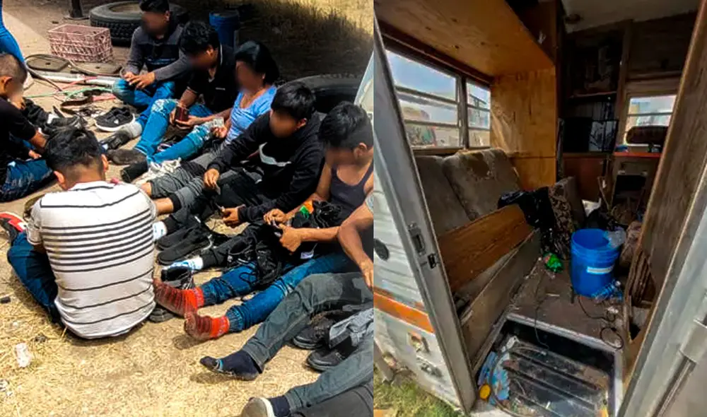 Inmigrantes de México rescatados de condiciones inhumanas en Arizona.