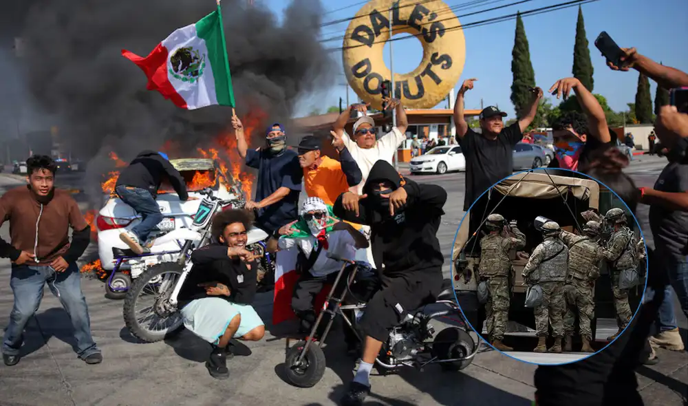 Donald Trump despliega Guardia Nacional para frenar protestas contra el ICE en Los Ángeles Donald Trump despliega Guardia Nacional para frenar protestas contra el ICE en Los Ángeles