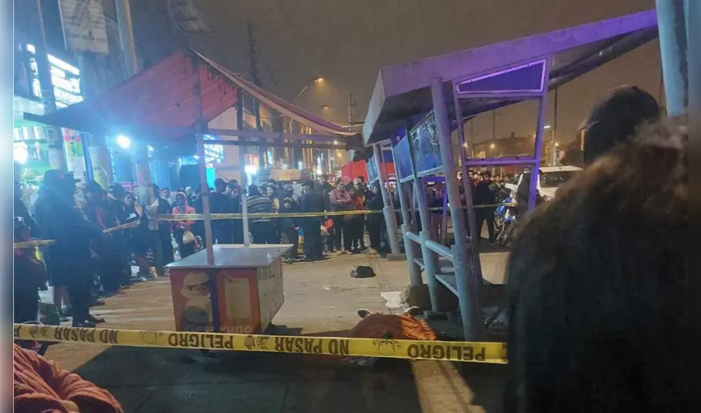 Balacera en Manchay: Foto: Omar Coca/ X