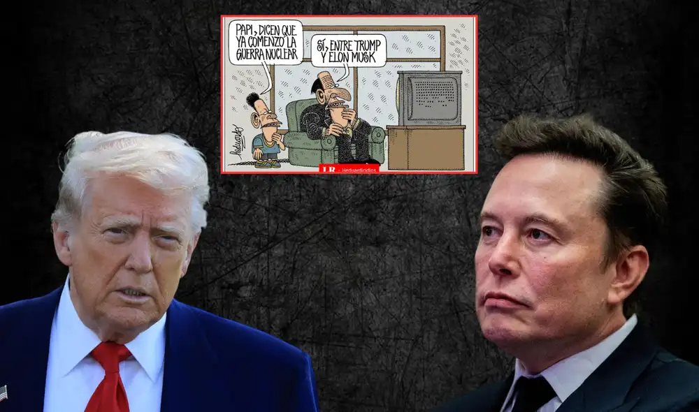 Heduardicidio ironiza la pelea entre Donald Trump y Elon Musk. Foto: composición LR