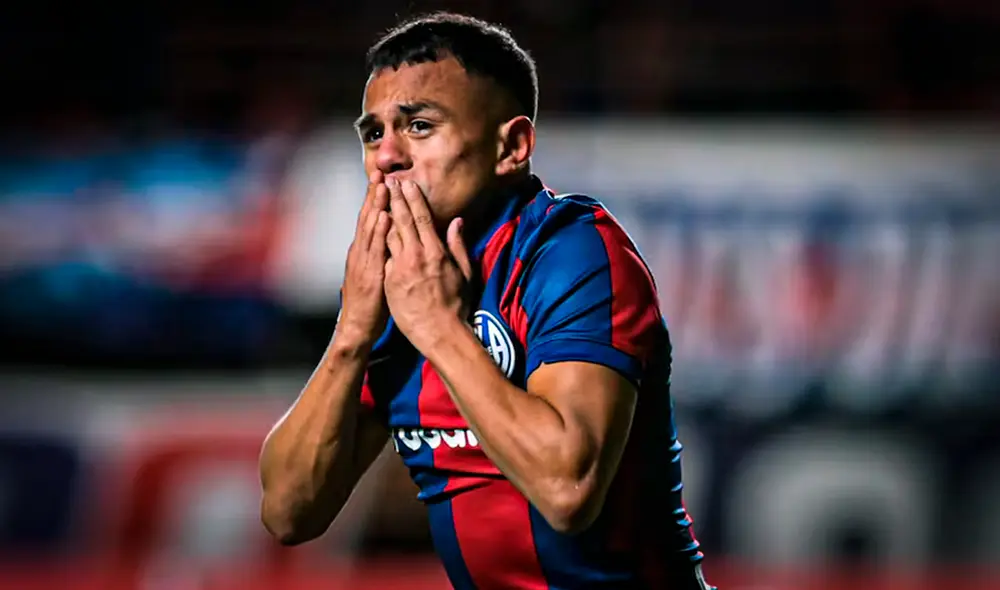 Nahuel Barrios juega en Barracas Central de la Liga Profesional Argentina. Foto: San Lorenzo