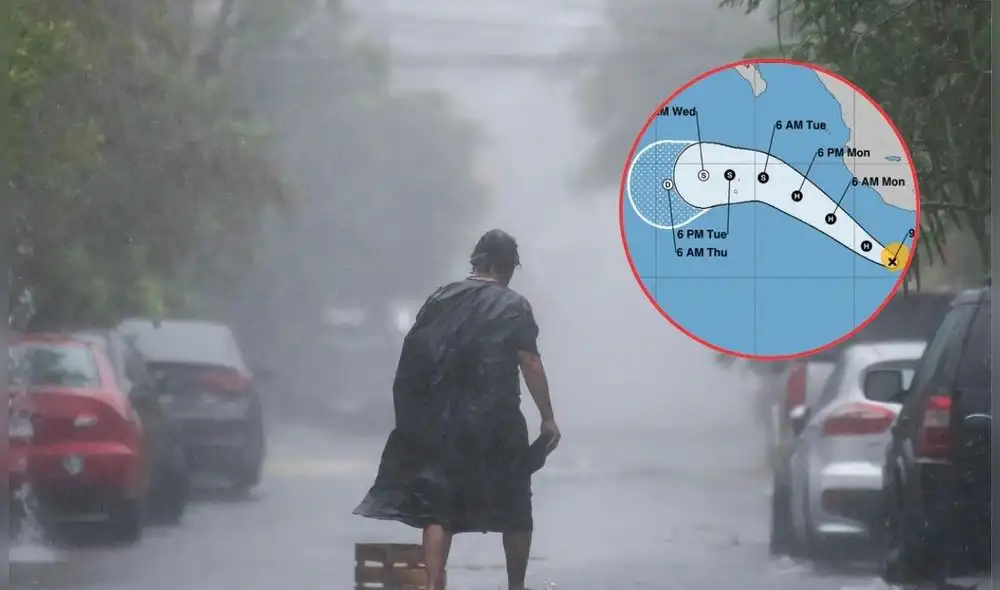 Tormenta Bárbara se posiciona frente a las costas de México, podría convertirse en huracán según la SMN.