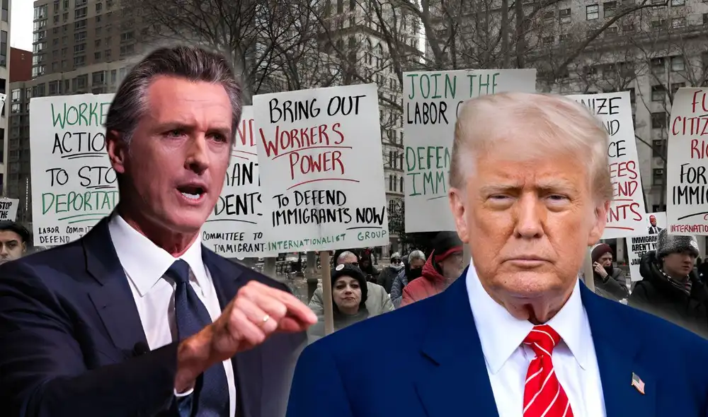 Gavin Newsom criticó al gobierno de Donald Trump sobre el despliegue desmedido de la Guardia Nacional en Los Angeles contra inmigrantes.