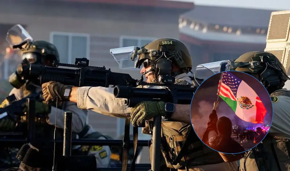 Donal Trump desplego a la Guardia Nacional en Los Ángeles tras intensificarse las protestas en en contra de las redadas de inmigración.