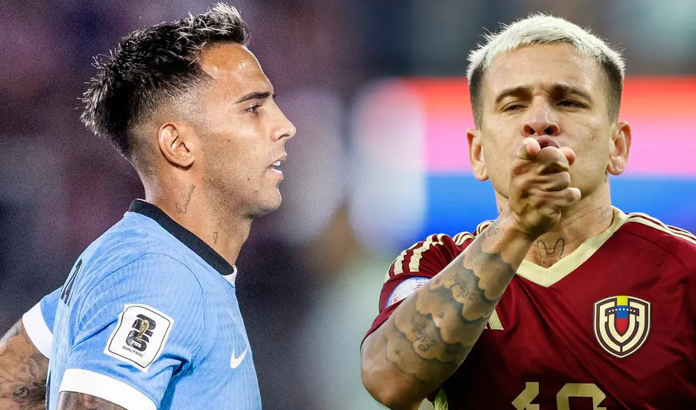 Venezuela puede alcanzar a Uruguay en la tabla de posiciones si triunfa en Montevideo. Foto: composición LR/AFP/AUF Venezuela puede alcanzar a Uruguay en la tabla de posiciones si triunfa en Montevideo. Foto: composición LR/AFP/AUF