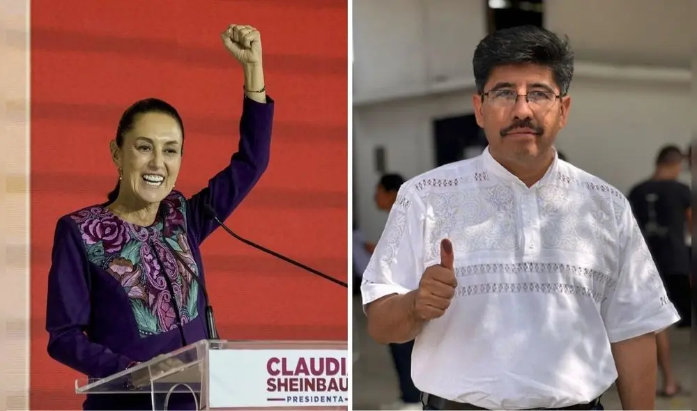 Claudia Sheinbaum felicita a Hugo Aguilar por obtener la presidencia de la SCJN.