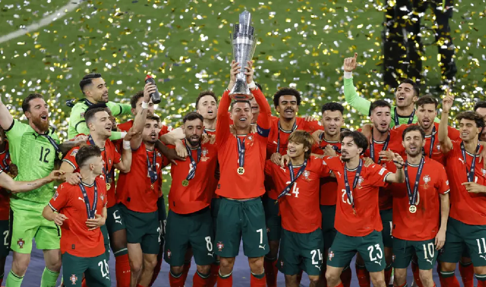 Cristiano Ronaldo consiguió su segunda Liga de Naciones.