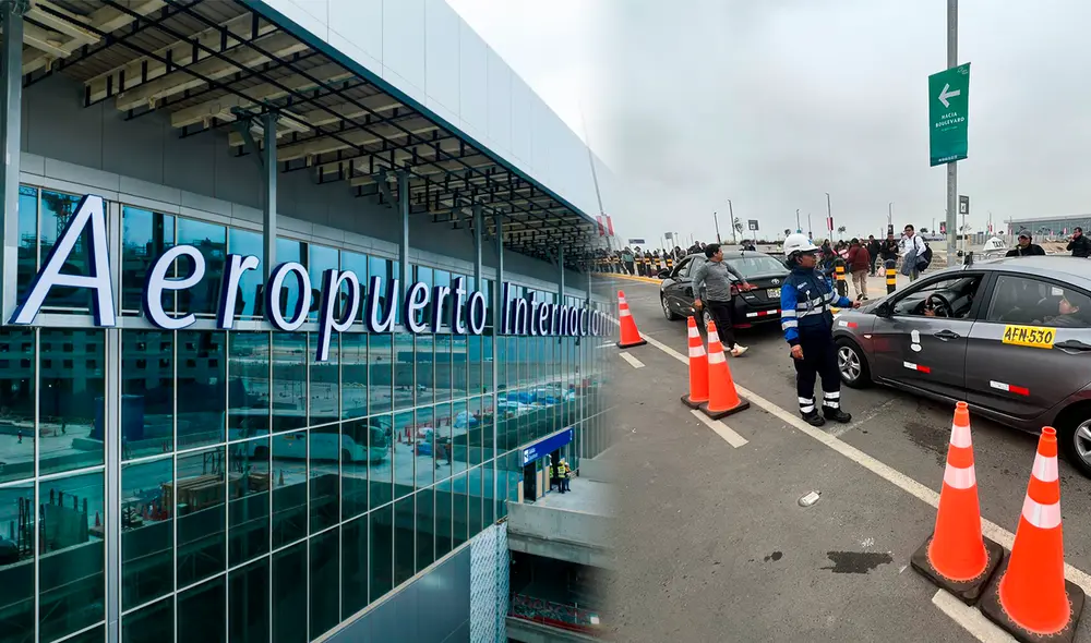 Implementan nuevas vías en el nuevo Jorge Chávez. Foto: composición LR