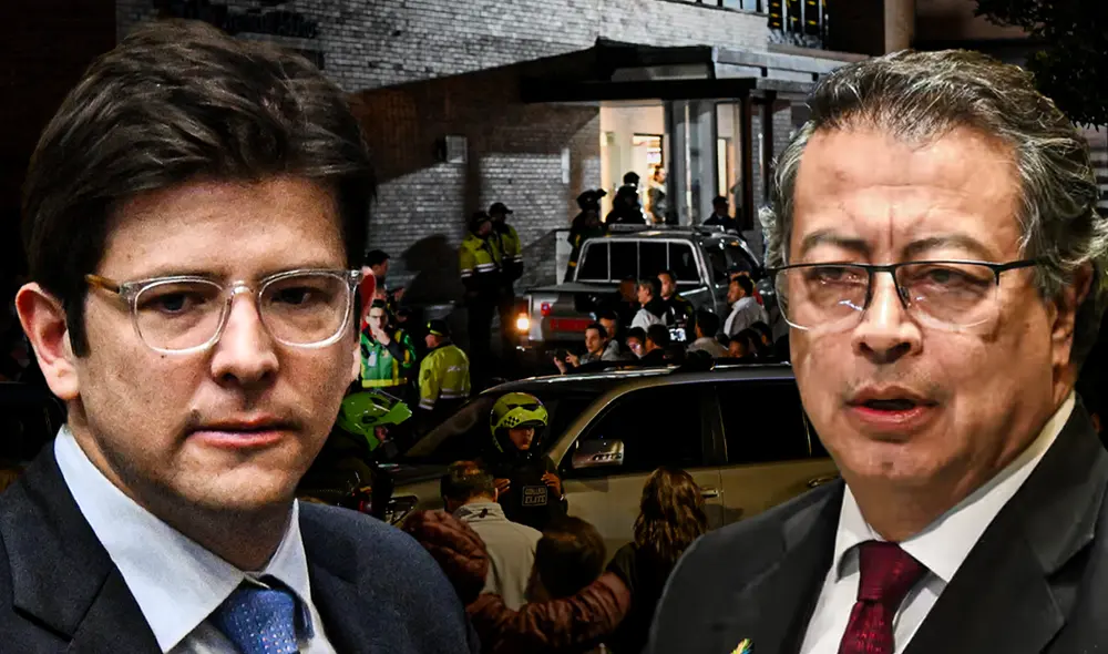 Gustavo Petro aseguró que se usarían todos los recursos disponibles para esclarecer el atentado a Miguel Uribe. Foto: composición LR / AFP